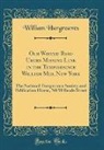 William Hargreaves - Our Wasted Reso Urges Missing Link in the Tempieraince William Mid, New York