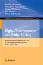Daniel A. Alexandrov, Alexander V. Boukhanovsky, Andrei V. Chugunov, Yury Kabanov, Olessia Koltsova, Alexande V Boukhanovsky... - Digital Transformation and Global Society