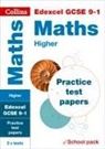 Collins GCSE, Collins GCSE - Edexcel Gcse 9-1 Maths Higher Practice Test Papers