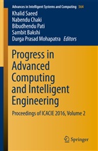 Sambit Bakshi, Nabend Chaki, Nabendu Chaki, Durga Prasad Mohapatra, Bibudhendu Pati, Bibudhendu Pati et al... - Progress in Advanced Computing and Intelligent Engineering
