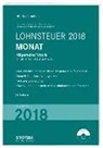 Stollfuß Tabellen: Lohnsteuer 2018 Monat, Allgemeine Tabelle, m. CD-ROM