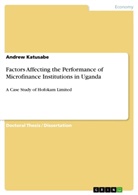 Andrew Katusabe - Factors Affecting the Performance of Microfinance Institutions in Uganda