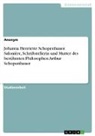 Anonym, Frieda von Meding, Frieda von Meding - Johanna Henriette Schopenhauer. Salonière, Schriftstellerin und Mutter des berühmten Philosophen Arthur Schopenhauer