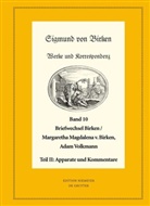Sigmund von Birken, Hartmu Laufhütte, Hartmut Laufhütte, Schuster, Schuster, Ralf Schuster - Sigmund von Birken: Werke und Korrespondenz - Band 10: Der Briefwechsel zwischen Sigmund von Birken und Margaretha Magdalena von Birken und Adam Volkmann, 2 Teile