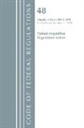Office Of The Federal Register (U S, Office Of The Federal Register (U S ), Office Of The Federal Register (U.S.) - Code of Federal Regulations, Title 48 Federal Acquisition