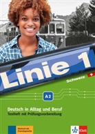 Ekaterini Karamichali, Hildegard Meister, Käthi Staufer-Zahner - Linie 1, Ausgabe Schweiz: Linie 1 - Testheft mit Prüfungsvorbereitung A2, m. Audio-CD