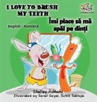 Shelley Admont, Kidkiddos Books, S. A. Publishing - I Love to Brush My Teeth (English Romanian children's book)