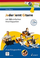 Udo Zilkens - Jeder lernt Gitarre - Anschlagsarten, m. DVD