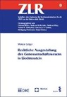 Märten Geiger - Rechtliche Ausgestaltung des Genossenschaftswesens in Liechtenstein