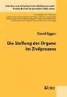 David Egger - Die Stellung der Organe im Zivilprozess