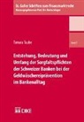 Tamara Taube - Entstehung, Bedeutung und Umfang der Sorgfaltspflichten der Schweizer Banken bei der Geldwäschereiprävention im Bankenalltag
