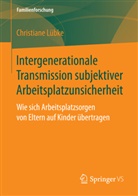 Christiane Lübke - Intergenerationale Transmission subjektiver Arbeitsplatzunsicherheit