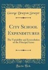 George Drayton Strayer - City School Expenditures