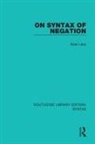 LAKA, Itziar Laka, Itziar (Department of Linguistics and Basque Studies Laka - On Syntax of Negation