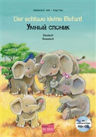 Antje Flad, Katharina E Volk, Katharina E. Volk, Antje Flad - Der schlaue kleine Elefant, Deutsch/Russisch, m. Audio-CD