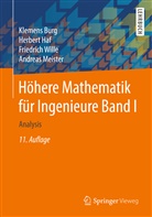 Klemen Burg, Klemens Burg, Herber Haf, Herbert Haf, Andreas Meister, Friedrich Wille... - Höhere Mathematik für Ingenieure - 1: Analysis