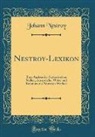 Johann Nestroy - Nestroy-Lexikon