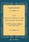 Rudolf Fischer - Zur Kunstentwicklung der Englischen Tragödie