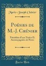 Marie-Joseph Chénier - Poésies de M.-J. Chénier