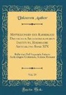 Unknown Author - Mitteilungen des Kaiserlich Deutschen Archaeologischen Instituts, Roemische Abtheilung Band XIX, Vol. 19