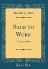 Harold L. Ickes - Back to Work