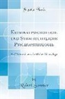 Robert Sommer - Kriminalpsychologie und Strafrechtliche Psychopathologie