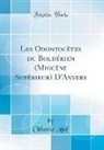 Othenio Abel - Les Odontocètes du Boldérien (Miocène Supérieur) D'Anvers (Classic Reprint)