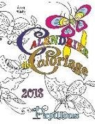 Anna Winky - Calendrier de Coloriage 2018 Papillons