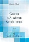 Joseph Alfred Serret - Cours d'Algèbre Supérieure, Vol. 1 (Classic Reprint)