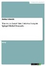 Stefan Schmidt - Was ist ein Autor? Eine Untersuchung im Spiegel Michel Foucaults