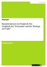 Anonym, Frieda von Meding, Frieda von Meding - Raumstrukturen im Vergleich. Ein Vergleich der "Venexiana" und der "Bottega del Caffé"