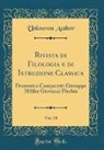 Unknown Author - Rivista di Filologia e di Istruzione Classica, Vol. 14
