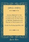 John G. Palfrey - Annual Report to the Legislature, Relating to the Registry and Returns of Births, Marriages and Deaths in Massachusetts