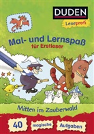 Frauke Nahrgang, Sebastian Coenen - Mal- und Lernspaß für Erstleser. Mitten im Zauberwald