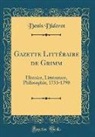 Denis Diderot - Gazette Littéraire de Grimm