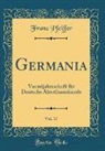 Franz Pfeiffer - Germania, Vol. 17