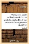 A. Lefèvre, Lefevre-A - Manuel des lecons methodiques de