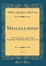William Makepeace Thackeray - Miscellanies, Vol. 4