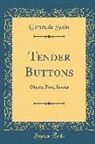 Gertrude Stein - Tender Buttons: Objects, Food, Rooms (Classic Reprint)