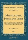 William Makepeace Thackeray - Miscellanies, Prose and Verse, Vol. 2