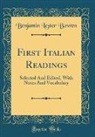 Benjamin Lester Bowen - First Italian Readings