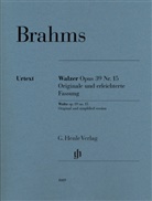 Johannes Brahms, Katrin Eich - Johannes Brahms - Walzer op. 39 Nr. 15 - Originale und erleichterte Fassung