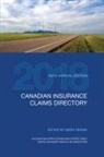 Jacqueline D. Cameron Krikorian, Gwen Peroni, David Cameron, Jacqueline D. Krikorian, Marcel Martel, Andrew McDougall... - Canadian Insurance Claims Directory 2018