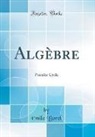 Emile Borel, Émile Borel - Algèbre