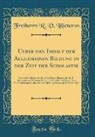 Freiherrn R. V. Liliencron - Ueber den Inhalt der Allgemeinen Bildung in der Zeit der Scholastik