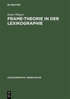 Immo Wegner - Frame-Theorie in der Lexikographie