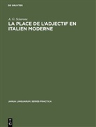 A. G. Sciarone, Abondio Giuseppe Sciarone - La place de l'adjectif en italien moderne