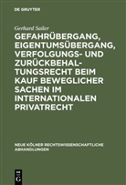 Gerhard Sailer - Gefahrübergang, Eigentumsübergang, Verfolgungs- und Zurückbehaltungsrecht beim Kauf beweglicher Sachen im internationalen Privatrecht