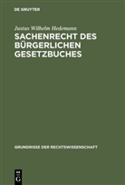 Justus Wilhelm Hedemann - Sachenrecht des Bürgerlichen Gesetzbuches