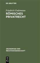 Friedrich Endemann - Römisches Privatrecht